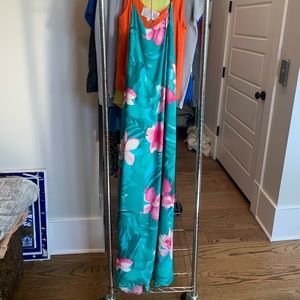 Show Me Your Mumu Hibiscus print maxi